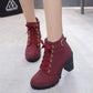 Nouvelles-chaussures-femme-talons hauts-paillettes Wine Red