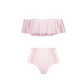 "Obtenez le nouveau maillot de bain à une épaule et taille haute chez AOMshop" Pink