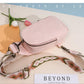 Achetez le sac en bandoulière PU Leather Chest Bag Bohemian Niche Messenger sur AOMshop