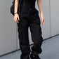 Pantalon cargo taille haute