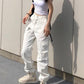 Pantalon cargo taille haute