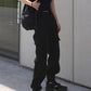 Pantalon cargo taille haute