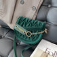 Achetez le sac Saddle Pleated Small Fragrance Style Diamond Ins One Shoulder Messenger Bag sur AOMshop