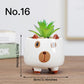 "Pot de fleurs mignon animal" No.16