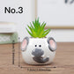 "Pot de fleurs mignon animal" No.3