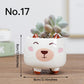 "Pot de fleurs mignon animal" No.17