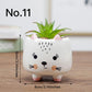 "Pot de fleurs mignon animal" No.11
