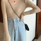 Pull-col rond-Basic B en tricot-pour femme Khaki One Size
