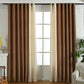 "Rideaux chenille solides et opaques pour salon et chambre - AOMshop" Coffee