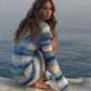 "Robe Pull en Tricot Femme - Sexy Dos Nu et Coupe Moulante