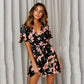 Robe de plage estivale pour femmes - Tenue décontractée pour bikini et maillot de bain AX483BK