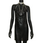 Robe de soirée sexy à paillettes dorées AKYZO pour femme 01