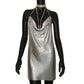 Robe de soirée sexy à paillettes dorées AKYZO pour femme 03