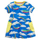Robes d'été pour bébé fille T1060 blue