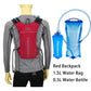 Sac à dos de course léger avec hydratation Black Bag and 2L 1