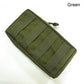 "Sac à la taille en nylon tactique pour hommes avec système Molle" Green
