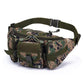 Sac de taille tactique sac de ventilateur militaire sport en plein air grande capacité étanche équitation voyage course sac de poitrine multifonction Camouflage