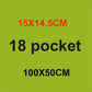 Sacs de plantation à poches vertes pour jardin vertical China 18pocket 50x100cm