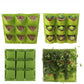 Sacs de plantation à poches vertes pour jardin vertical