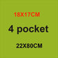 Sacs de plantation à poches vertes pour jardin vertical China 4pocket 80x22cm