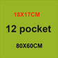 Sacs de plantation à poches vertes pour jardin vertical China 12pocket 60x80cm
