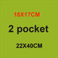 Sacs de plantation à poches vertes pour jardin vertical China 2pocket 44x22cm