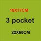 Sacs de plantation à poches vertes pour jardin vertical China 3pocket 60x22cm