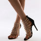 Sandales à talons hauts transparents creux de 12 cm - AOMshop