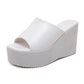 Sandales compensées pour femmes Gdgydh - AOMshop white shoes