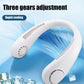 3 Speed Mute Neck Fan Bladeless Hanging Electric Fan USB Charging Portable Wearable Mini Air Conditioner Summer Outdoor Air Cool
