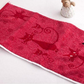 "Serviette en coton avec crochet et motif de chat sur AOMshop"