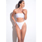 Sexy Two-Piece Breast Wrap Swimsuit Bikini Set | AOMshop