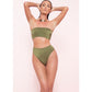 Sexy Two-Piece Breast Wrap Swimsuit Bikini Set | AOMshop