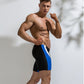Shorts de bain pour hommes avec cinq points de couleur assortie - AOMshop