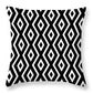 Simple Black and White Peach Skin Pillowcase | AOMshop 2 style 45x45cm