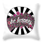 Simple Black and White Peach Skin Pillowcase | AOMshop