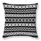 Simple Black and White Peach Skin Pillowcase | AOMshop 3 style 45x45cm