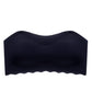 Soutien-gorge sans bretelles en dentelle pour femme BLACK