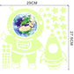 Stickers muraux lumineux Terre Lune pour décoration de chambre d'enfant 002 China