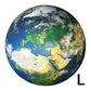 Stickers muraux lumineux Terre Lune pour décoration de chambre d'enfant blue light L China