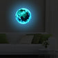 Stickers muraux lumineux Terre Lune pour décoration de chambre d'enfant
