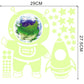 Stickers muraux lumineux Terre Lune pour décoration de chambre d'enfant 004 China