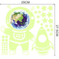 Stickers muraux lumineux Terre Lune pour décoration de chambre d'enfant 003 China
