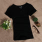"T-shirt femme MRMT 2022 - coupe slim et couleur unie"