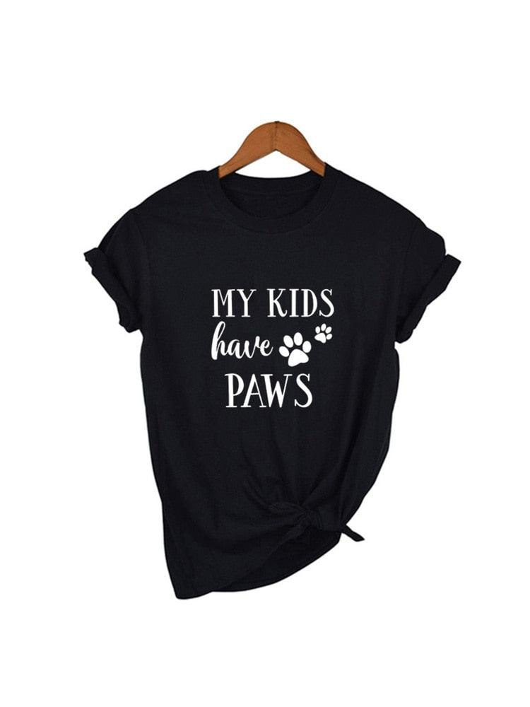 T-shirt pour femmes - Idéal pour les amoureuses des chiens 37X4-FSTBK-