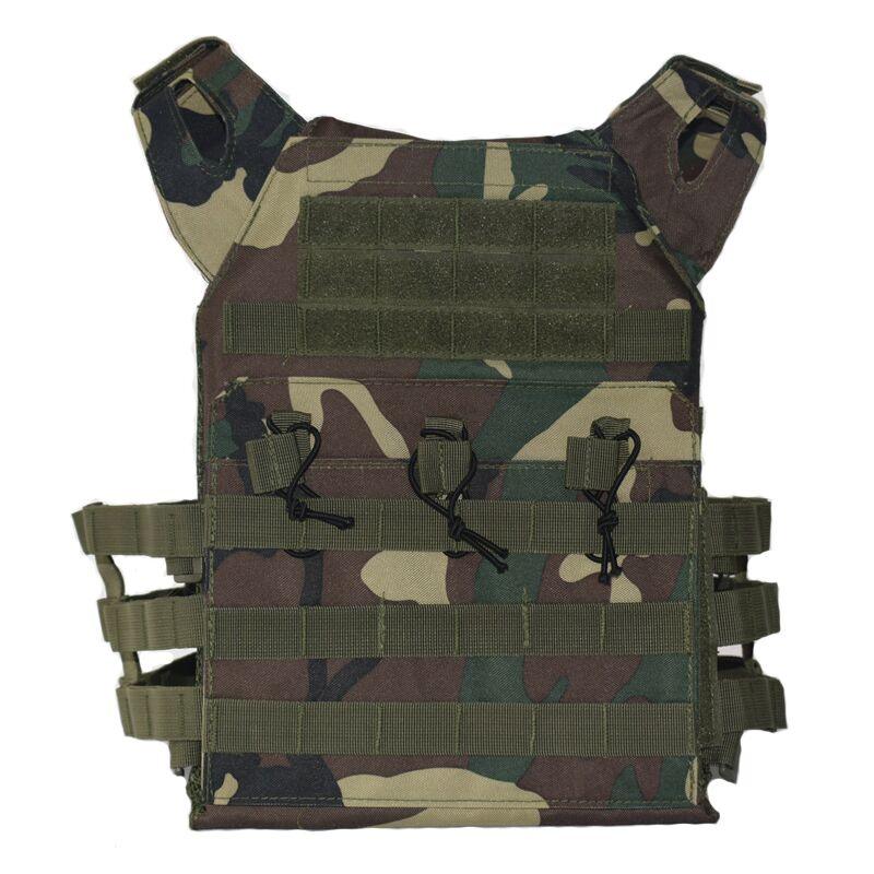 Tactical Body Armor JPC Molle Plate Carrier Vest - Équipement militaire Jungle Camo