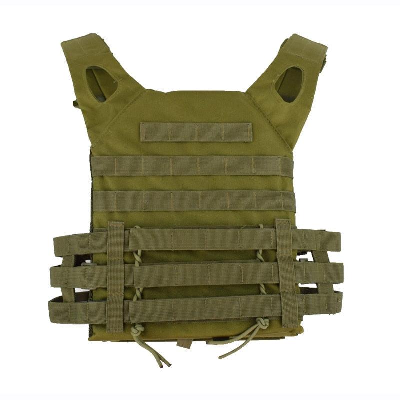 Tactical Body Armor JPC Molle Plate Carrier Vest - Équipement militaire Green