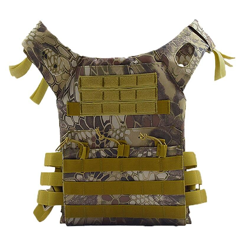 Tactical Body Armor JPC Molle Plate Carrier Vest - Équipement militaire Tan Python