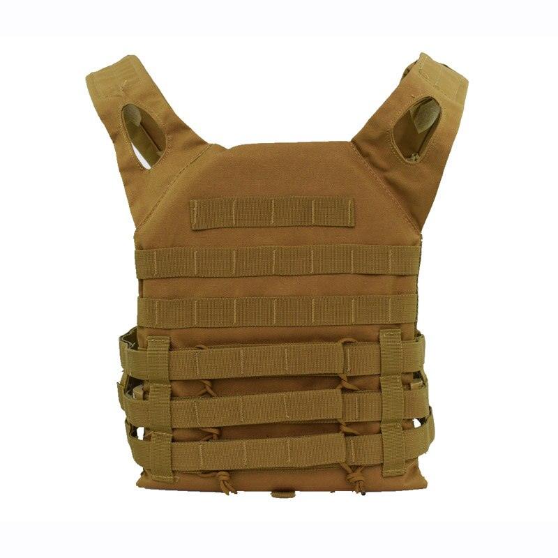 Tactical Body Armor JPC Molle Plate Carrier Vest - Équipement militaire Tan