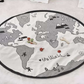 Tapis de jeu carte du monde amusant pour bébé chez AOMshop